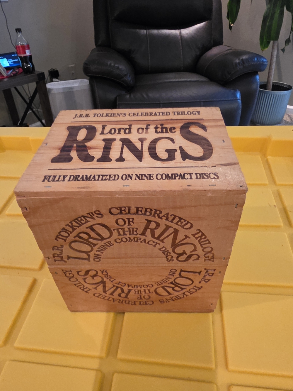Lord of the Rings Wooden Box Set - Natural Wood